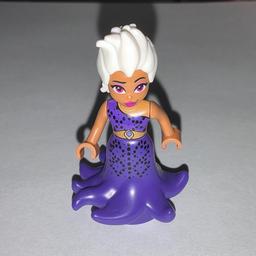 Lego New Ursula Mini Doll Dark Purple Dress From Disney Princess Ariel